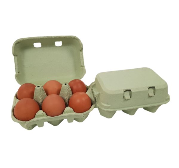 Kutija za 12 jaja pulpa kartona, zelen [270 kom/pak]