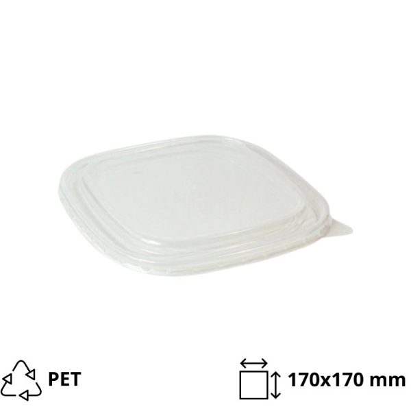 Poklopac PET za posudu 750/1000/1200 ml 170×170 mm 50 kom