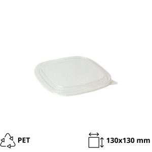 Poklopac PET za posudu 650 ml 130×130 mm 50 kom