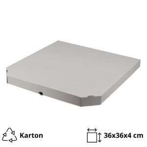 Kutija za pizzu 36х36х4 cm bijela [100 kom/pak]