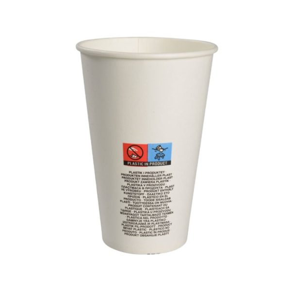 Čaša papirnata 300 (350) ml d=80 mm za hladna pića dvostruki PE 50 kom