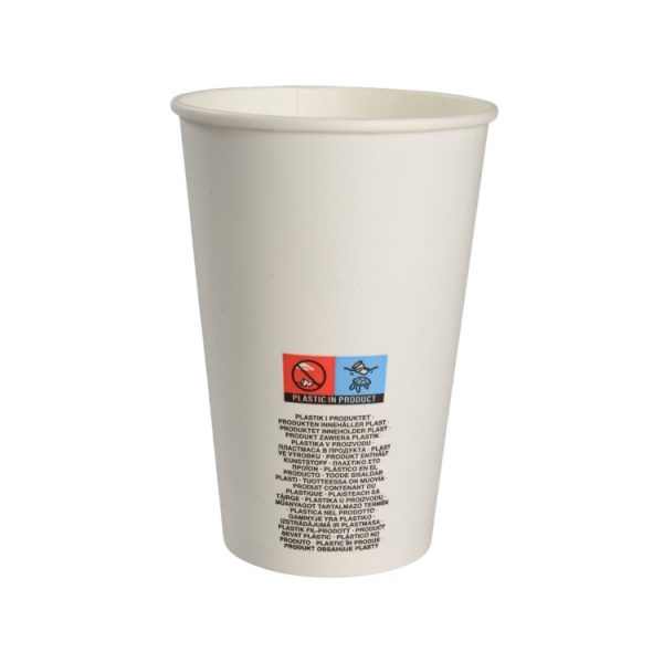 ÄaÅ”a papirnata 400 (500) ml d=90 mm za hladna piÄa dvostruki PE 50 kom