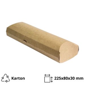 Kutija za tortille, wrap 225х80х30 mm kraft 100 kom