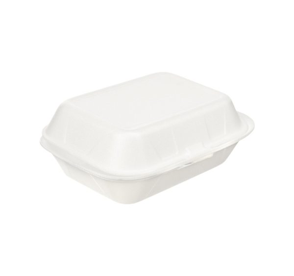 Burger ambalaža 185x150x75 mm XPS bijela 100 kom