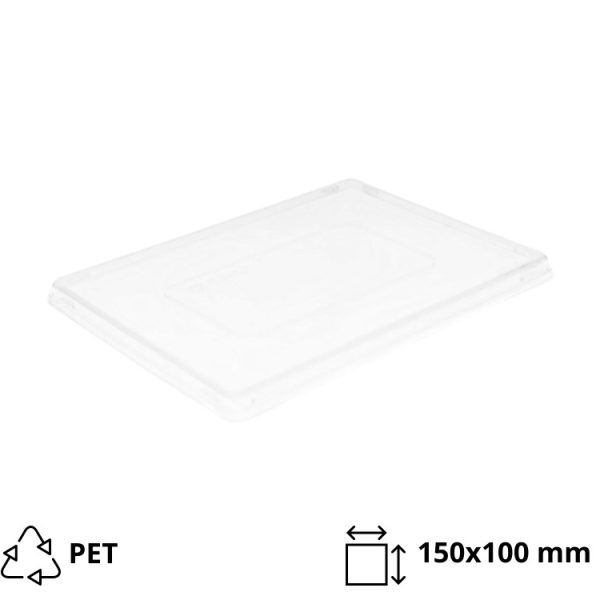 Poklopac PP za papirnatu posudu 750 ml 150×100 mm proziran 50 kom