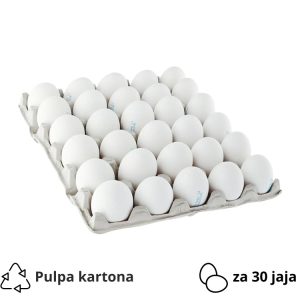 Kutija za 30 jaja pulpa kartona siva [160 kom/pak]