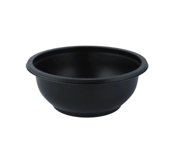 Posuda PP 500 ml d=145 mm h=60 mm crna, bez poklopca [100 kom/pak]