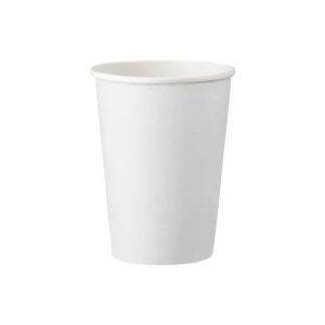 Čaša papirnata  250 (280) ml d=80 mm 1-slojna bijela SUP, 50 kom