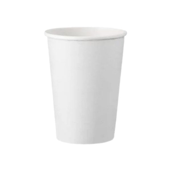 Čaša papirnata  250 (280) ml d=80 mm 1-slojna bijela SUP, 50 kom