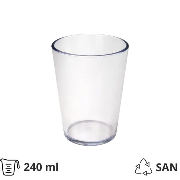 Čaša tvrda 240 ml 8 kom