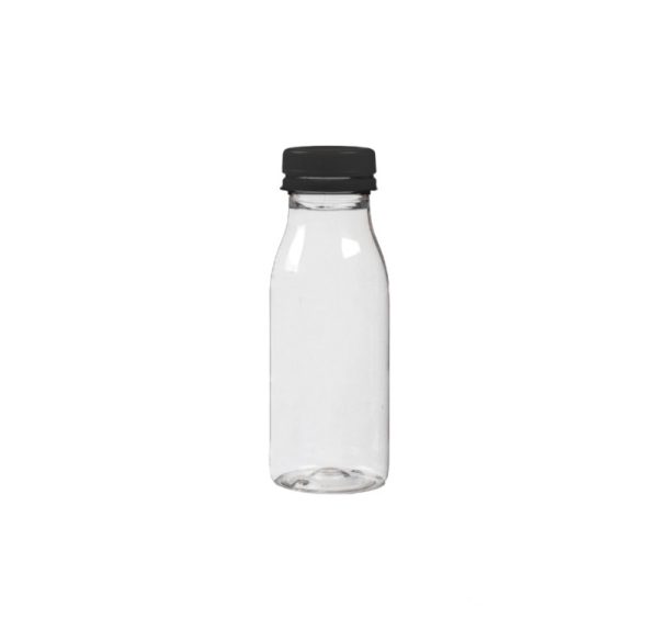 Boca PET 0,2 l d=38 mm s crnim poklopcem [100 kom/pak]
