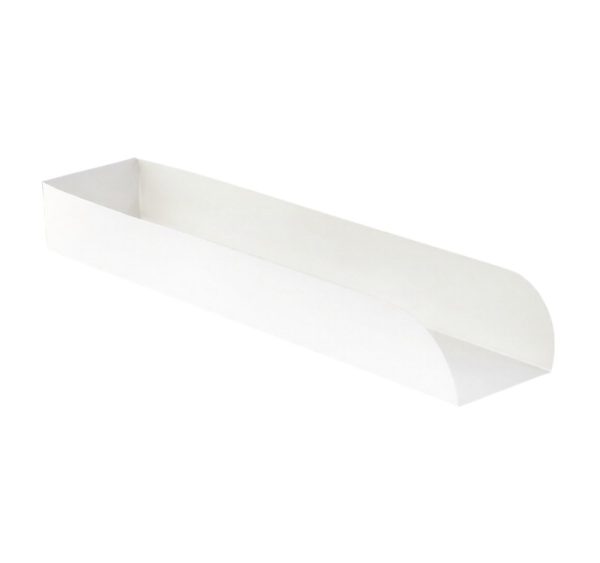 Ladica hot dog 180х40х200 mm bijela 50 kom
