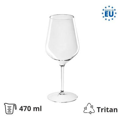 Čaša tvrda za vino 470 ml 6 kom