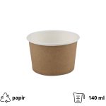 Papirnata skodelica 140 ml kraft 50 kom