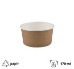 Papirnata skodelica 170 ml kraft 50 kom