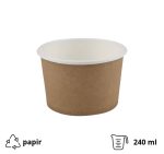Papirnata skodelica 240 ml kraft 50 kom