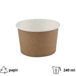 Papirnata skodelica 240 ml kraft 50 kom