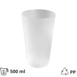 Čaša PP 500 ml bijela 12 kom
