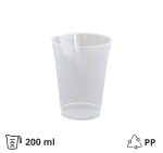 Čaša PP 200 ml prozirna 50 kos
