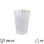 Čaša PP 200 ml prozirna 50 kos