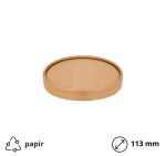 Papirnati poklopac d=113 mm kraft 25 kom