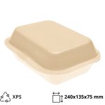 Ambalaža 1-del 240x135x75 mm XPS krema 125 kom