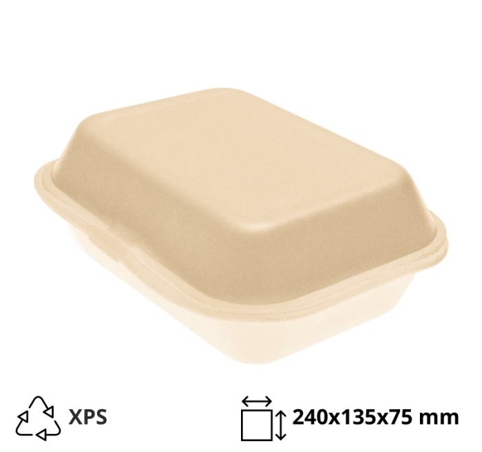 Ambalaža 1-del 240x135x75 mm XPS krema 125 kom