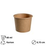 Posuda za umake 60 ml kraft 50 kom