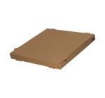 Kutija za pizzu 33х33х4 cm kraft mikro valovit karton kraft [100 kom/pak]