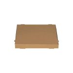 Kutija za pizzu 33х33х4 cm kraft mikro valovit karton kraft [100 kom/pak]