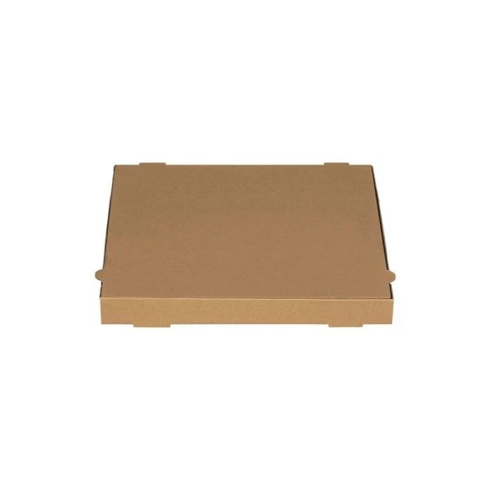 Kutija za pizzu 33х33х4 cm kraft mikro valovit karton kraft [100 kom/pak]