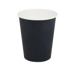 Čaša papirnata 240 (280) ml d=80 mm 1-slojna crna SUP, 50 kom