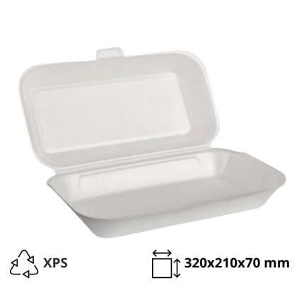 Ambalaža 1-del 320х210х70 mm XPS bijela 100 stv