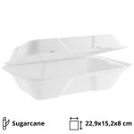 Embalaža BIO 22,9х15,2х8 cm, sladkorni trs 125 kom