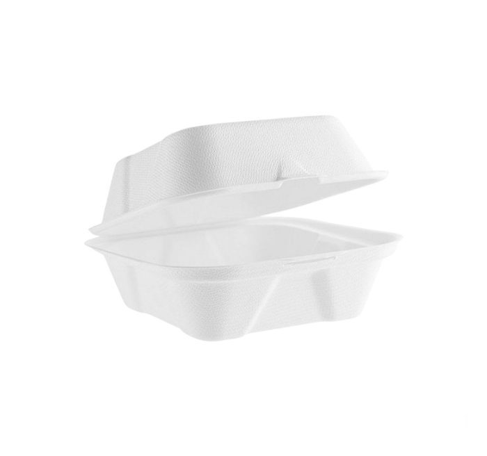 Kutija za humburger PULP ECO 150x150x78 mm bijela 50 kom