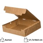 Kutija s poklopcemt 21,7x18x5 cm 25 kom