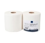 Papirnati ručnici 2 sl 100m x24 cm, 400 l/rol, bieli 2 rol/pak