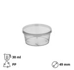 Posuda za umake sa poklopcem PP 30 ml 50 kom