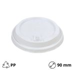 Poklopac sa zatvaračem PP d=90 mm bijeli 100 kom