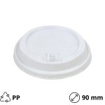 Poklopac sa zatvaračem PP d=90 mm bijeli 100 kom