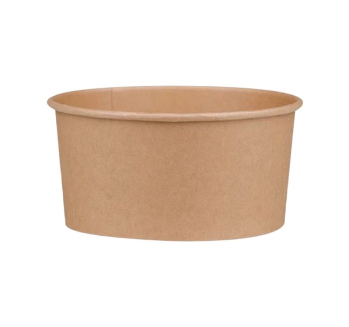 Papirnata posuda 1100 ml d=150 mm kraft bez poklopca 50 kom