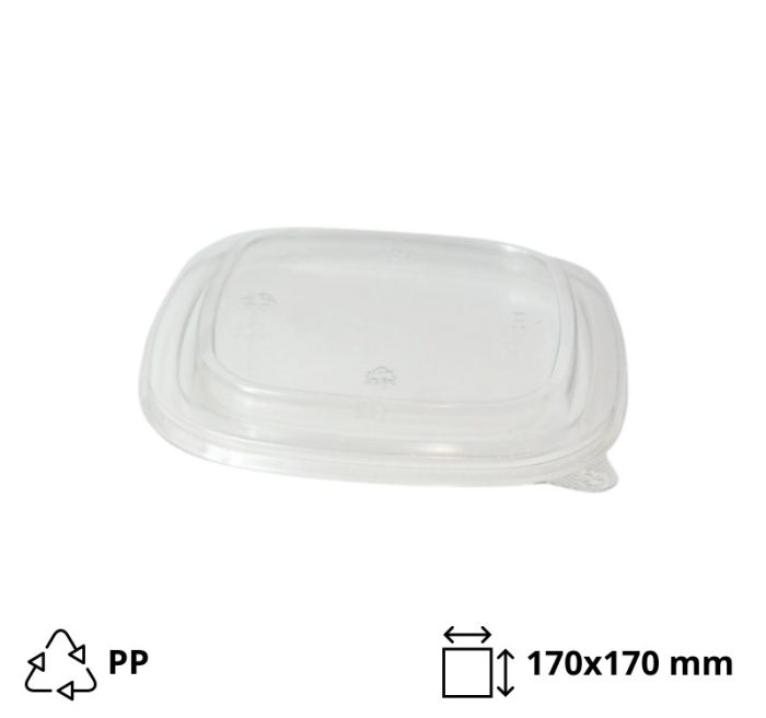 Poklopac PP za posudu 750/1000/1200 ml 170×170 mm 50 kom