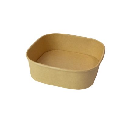 Papirnata posuda 750 ml 170х170х42 mm, kraft, bez poklopca 50 kom