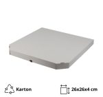 Kutija za pizzu 26х26х4 cm bijela [100 kom/pak]