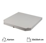 Kutija za pizzu 33х33х4 cm bijela [100 kom/pak]