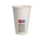 Čaša papirnata 300 (350) ml d=80 mm za hladna pića dvostruki PE 50 kom