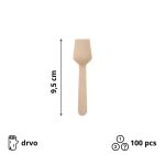 Žličica za sladoled 9.5 cm drvena 100 kom