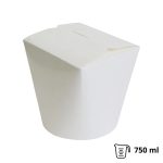 Papirnata posuda za WOK 750 ml bijela 50 kom