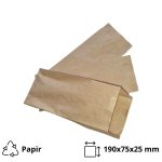 Papirnata vrećica 190х75х25 mm kraft 1000 kom