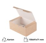 Papirnata kutija 150х91х71 mm kraft 25 kom